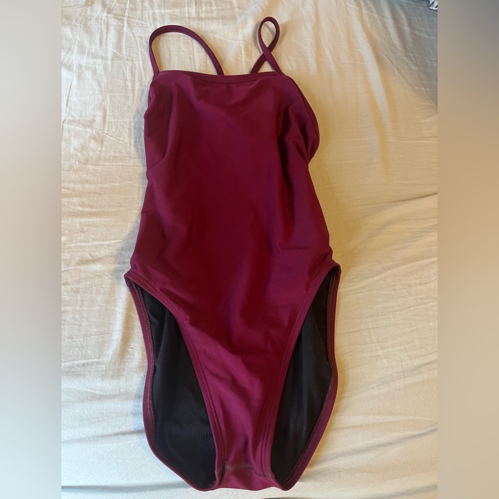Jolyn Drew Swim Onesie “Cabernet”
